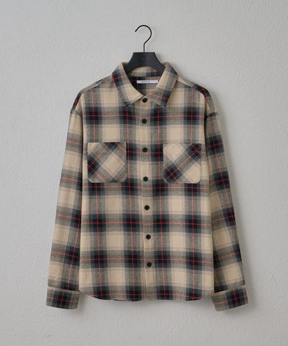 【AW】重磅斜紋格子襯衫