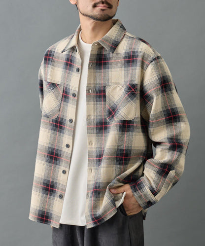 【AW】重磅斜紋格子襯衫