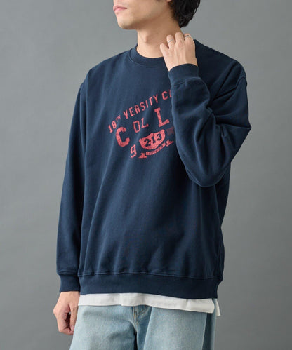 【AW】復古做舊學院風衛衣