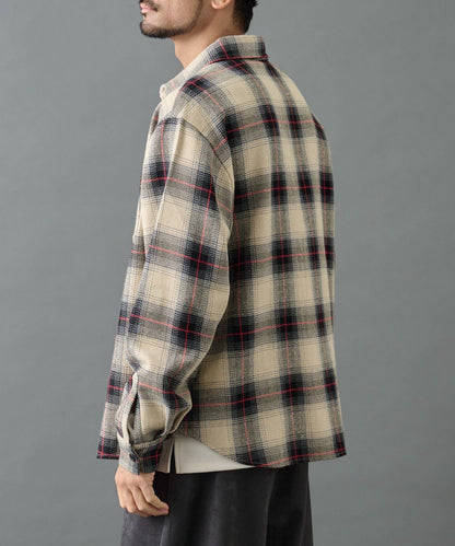 【AW】重磅斜紋格子襯衫