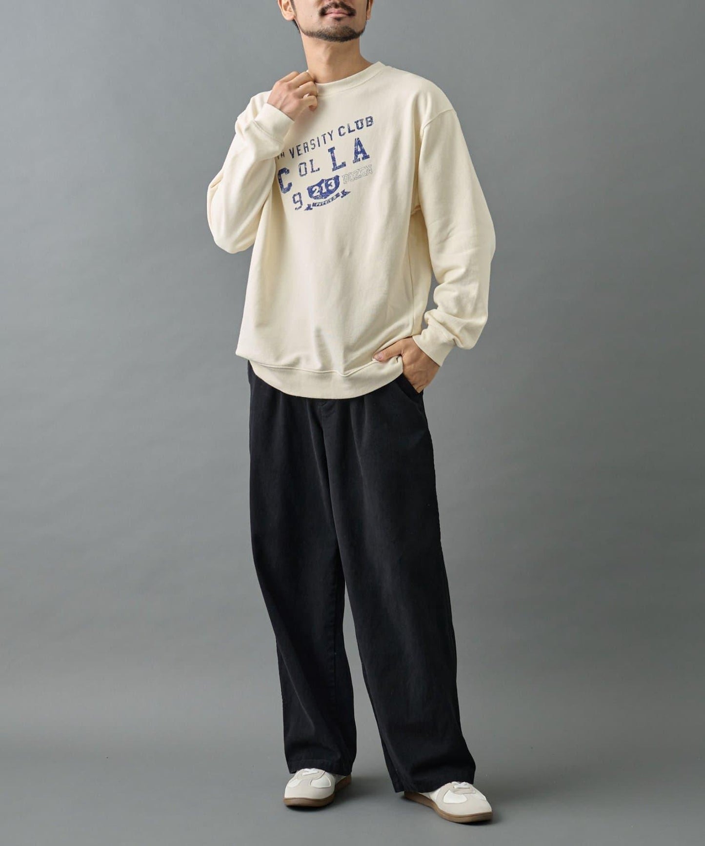 【AW】復古做舊學院風衛衣