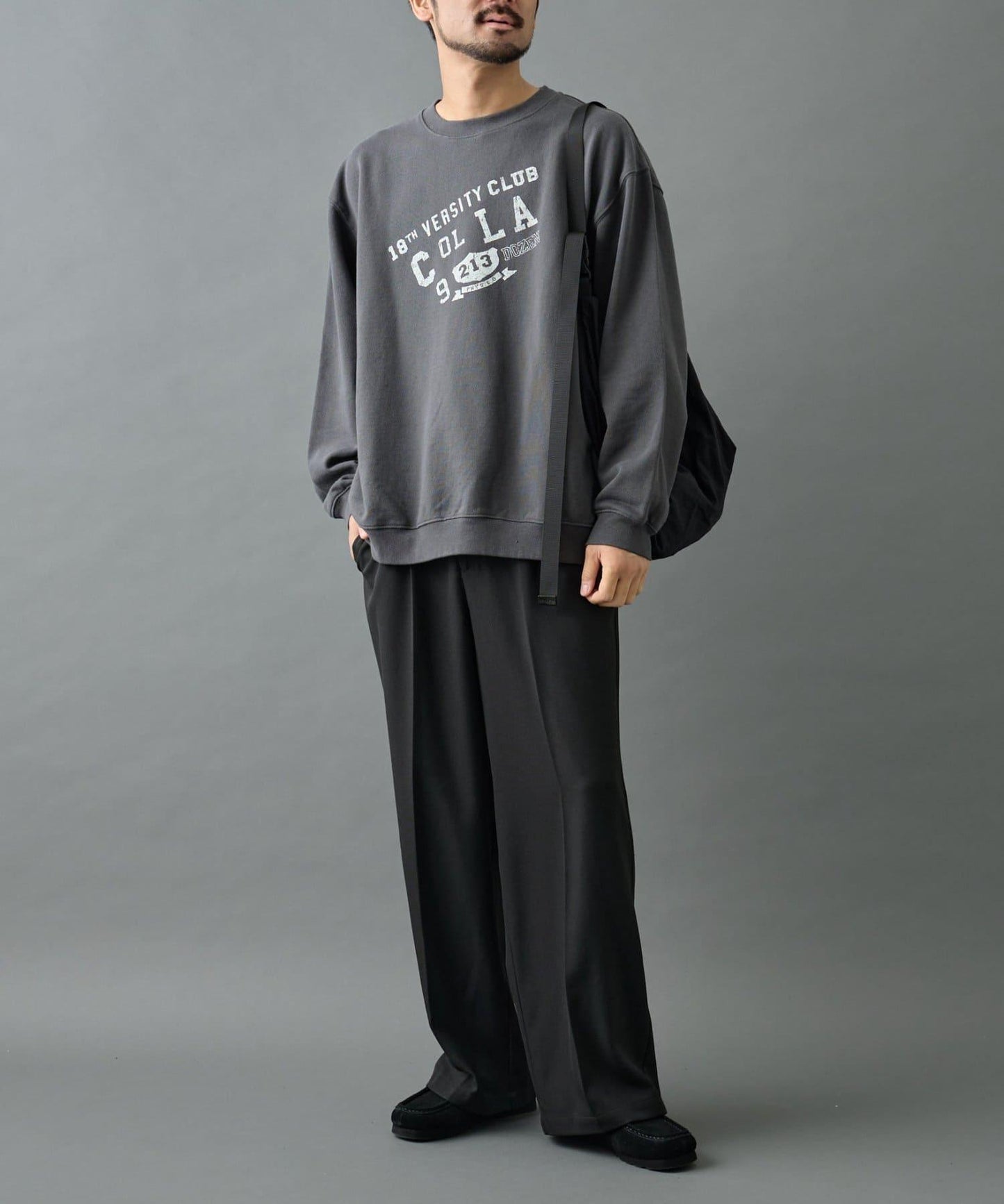 【AW】復古做舊學院風衛衣