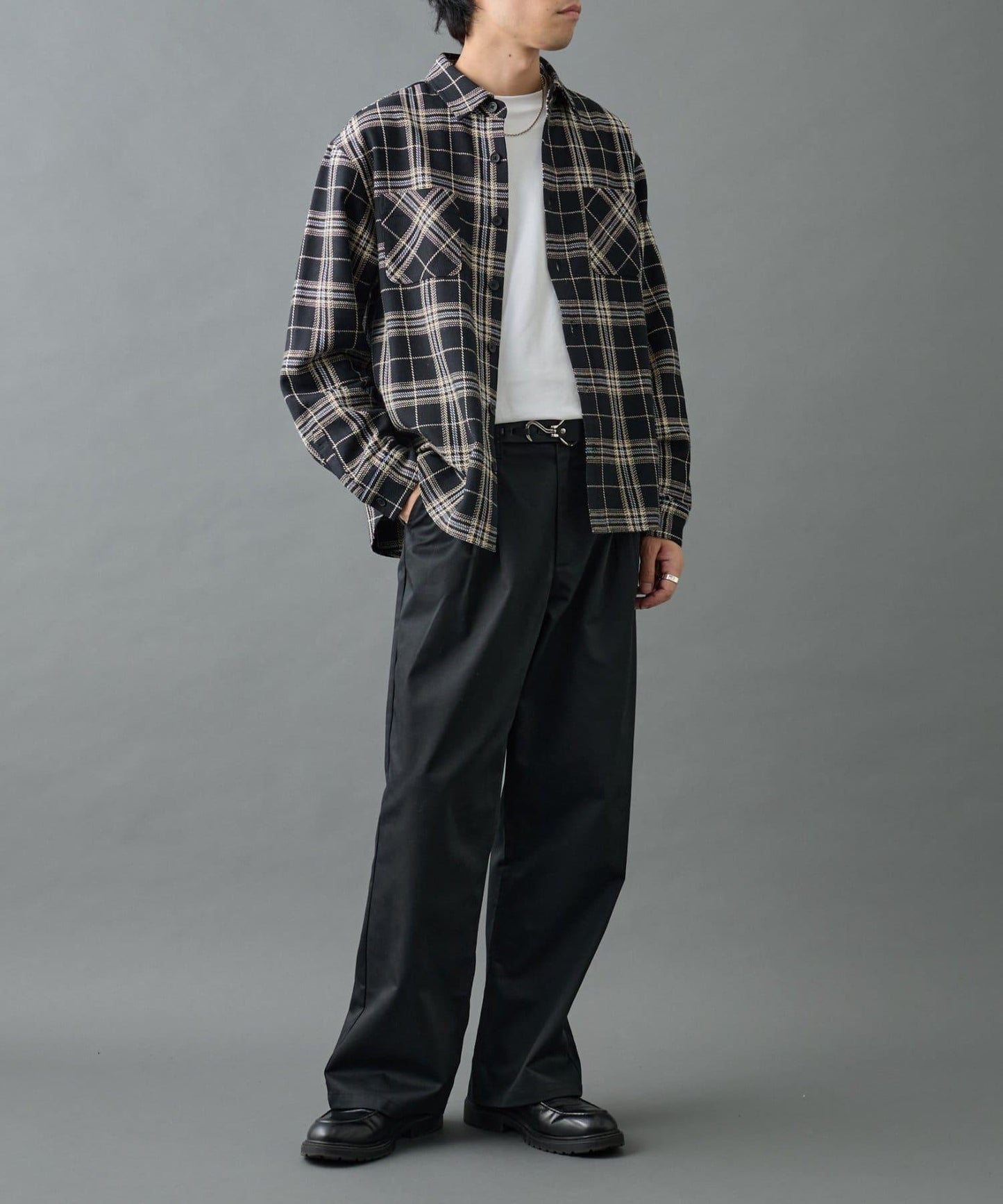 【AW】重磅斜紋格子襯衫