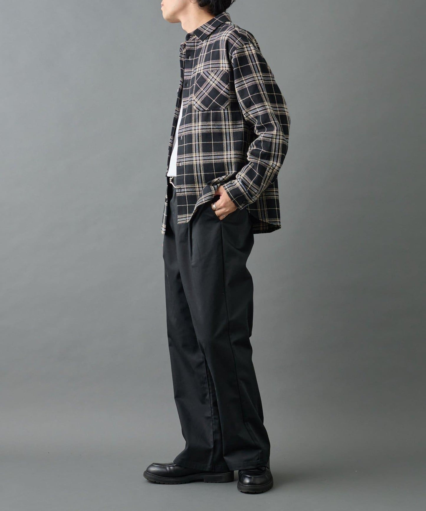 【AW】重磅斜紋格子襯衫