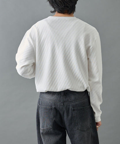 【AW】提花長袖T恤