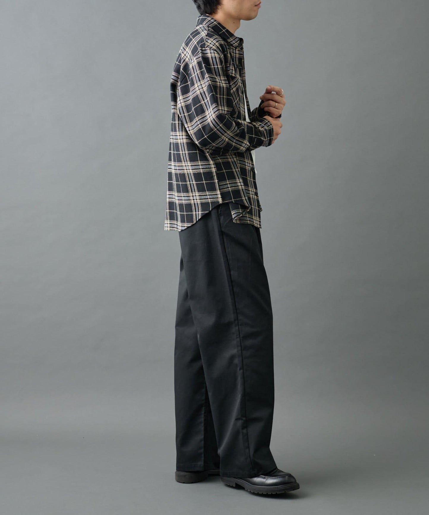 【AW】重磅斜紋格子襯衫