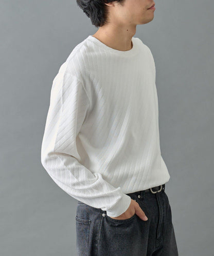 【AW】提花長袖T恤