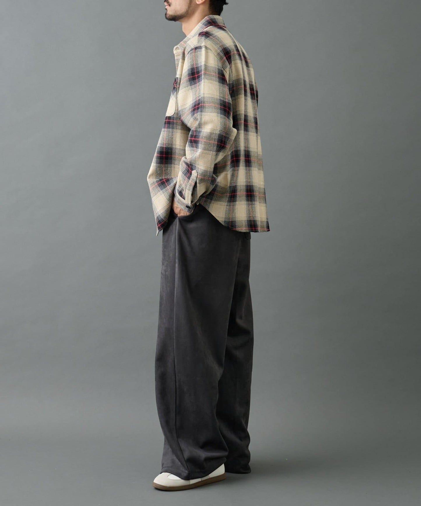 【AW】重磅斜紋格子襯衫