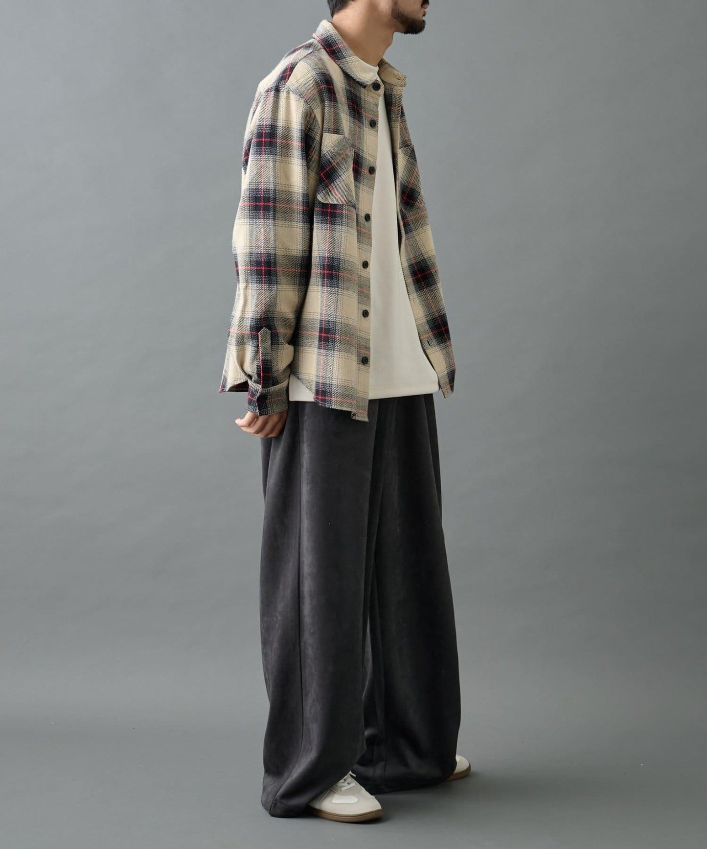 【AW】重磅斜紋格子襯衫