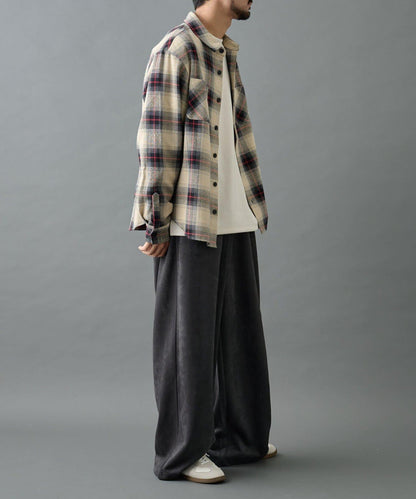 【AW】重磅斜紋格子襯衫