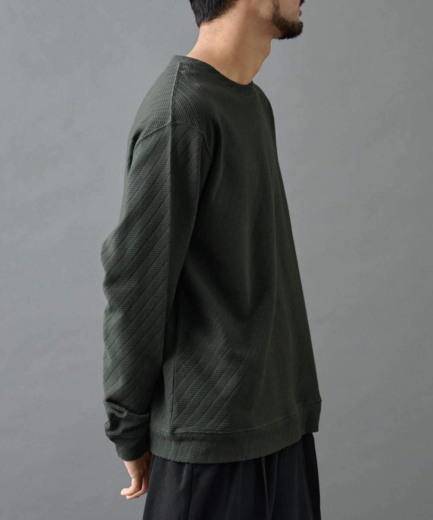 【AW】提花長袖T恤