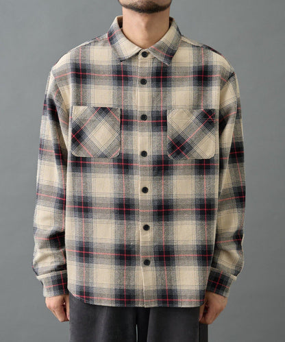 【AW】重磅斜紋格子襯衫