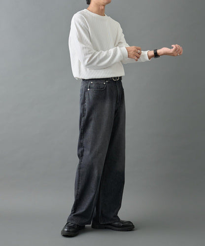 【AW】提花長袖T恤