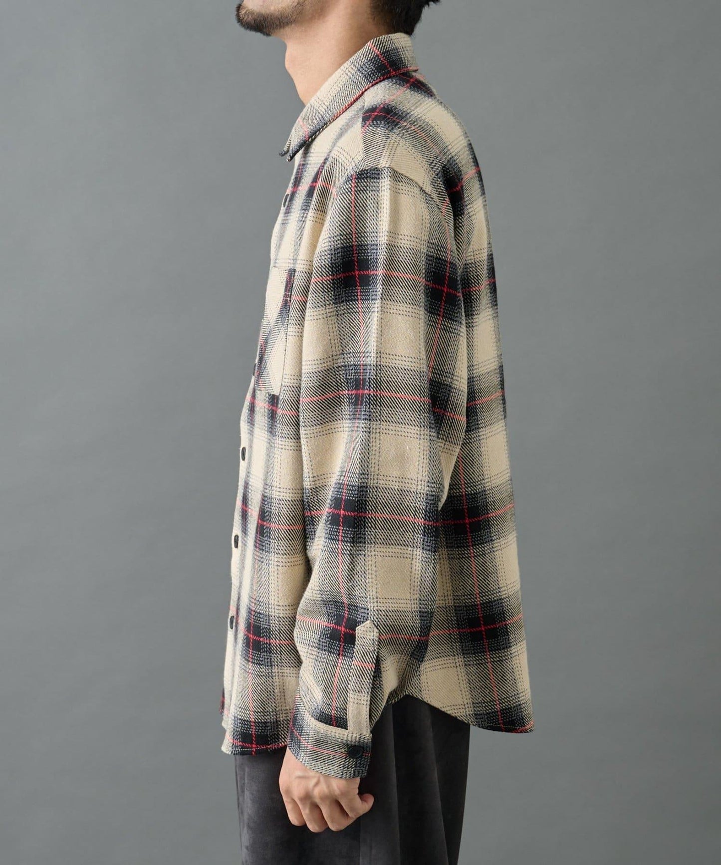 【AW】重磅斜紋格子襯衫