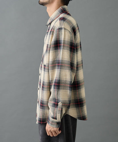 【AW】重磅斜紋格子襯衫