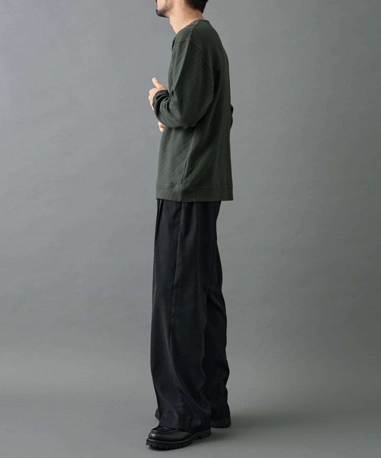 【AW】提花長袖T恤