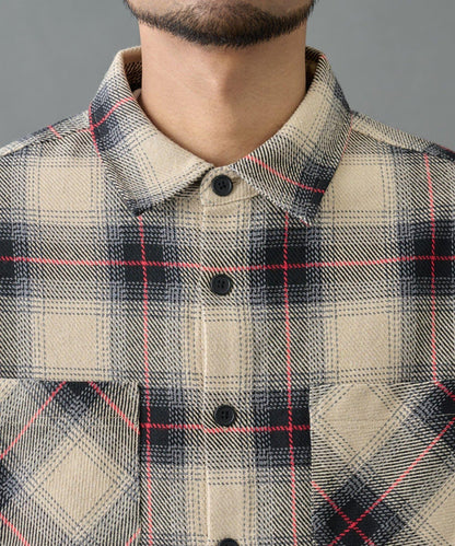 【AW】重磅斜紋格子襯衫