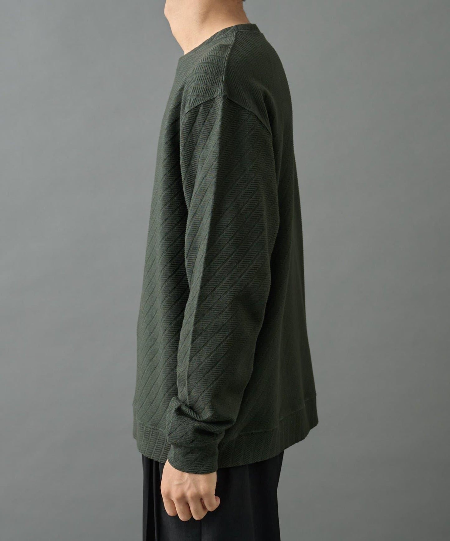 【AW】提花長袖T恤