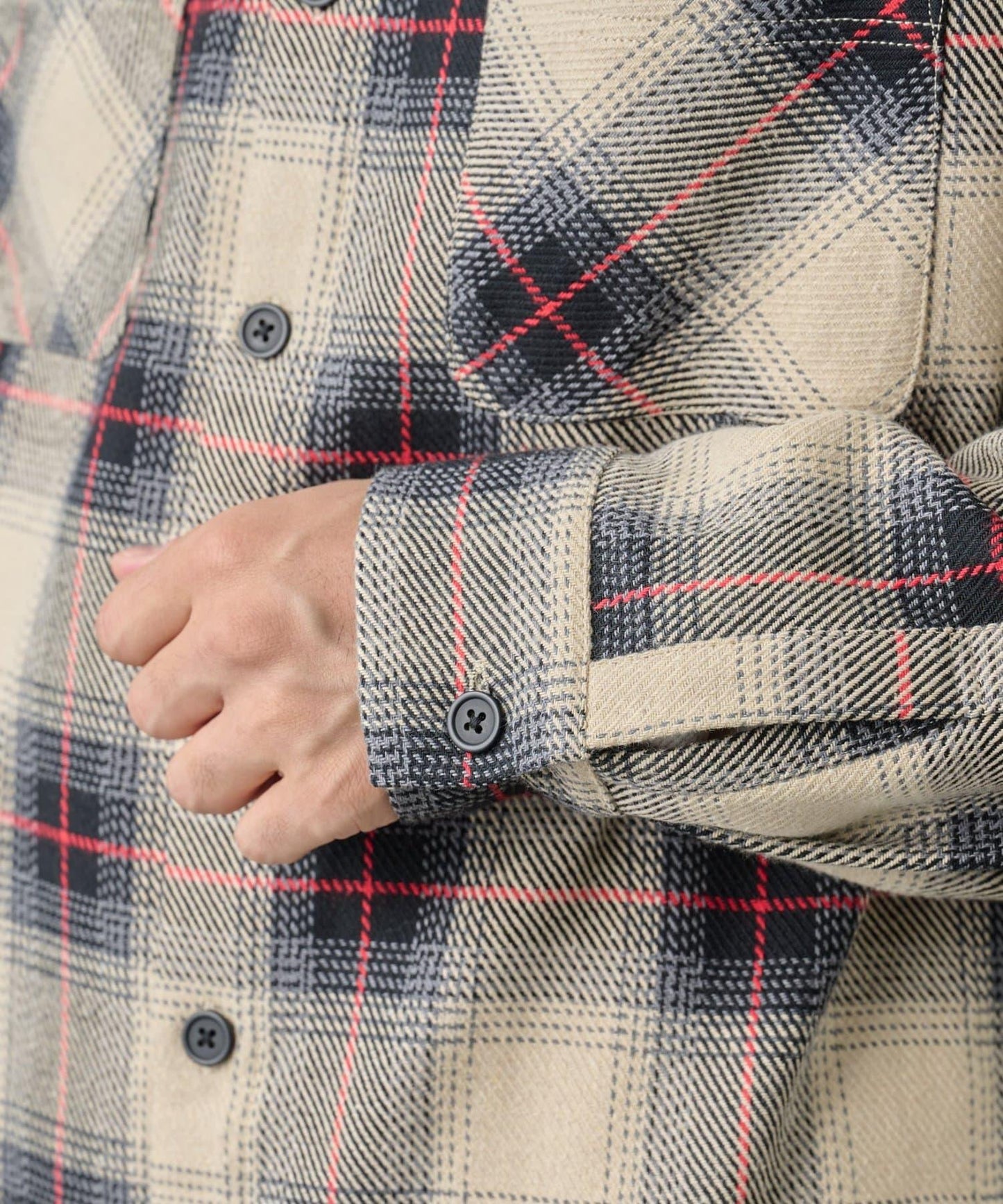 【AW】重磅斜紋格子襯衫