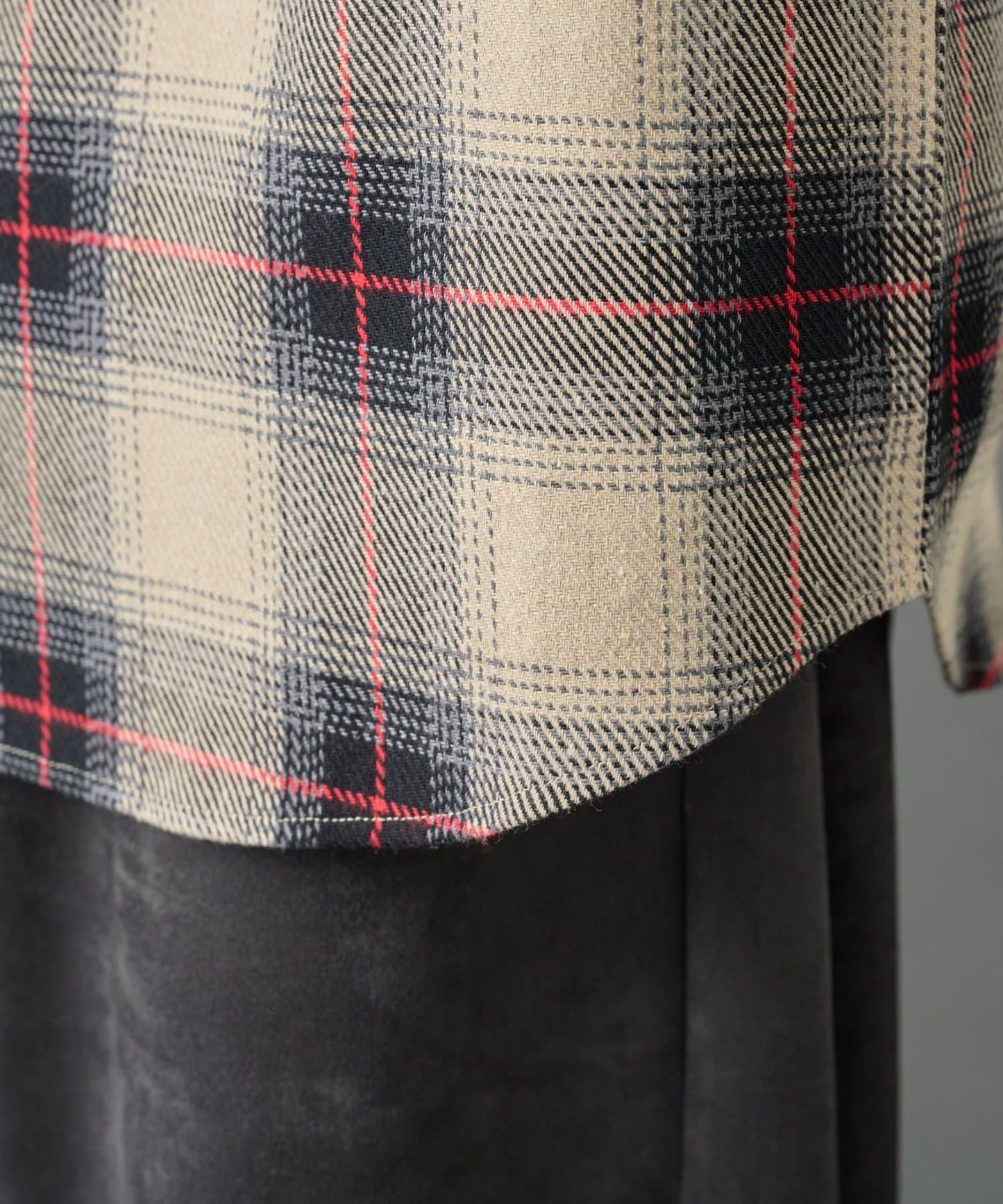 【AW】重磅斜紋格子襯衫