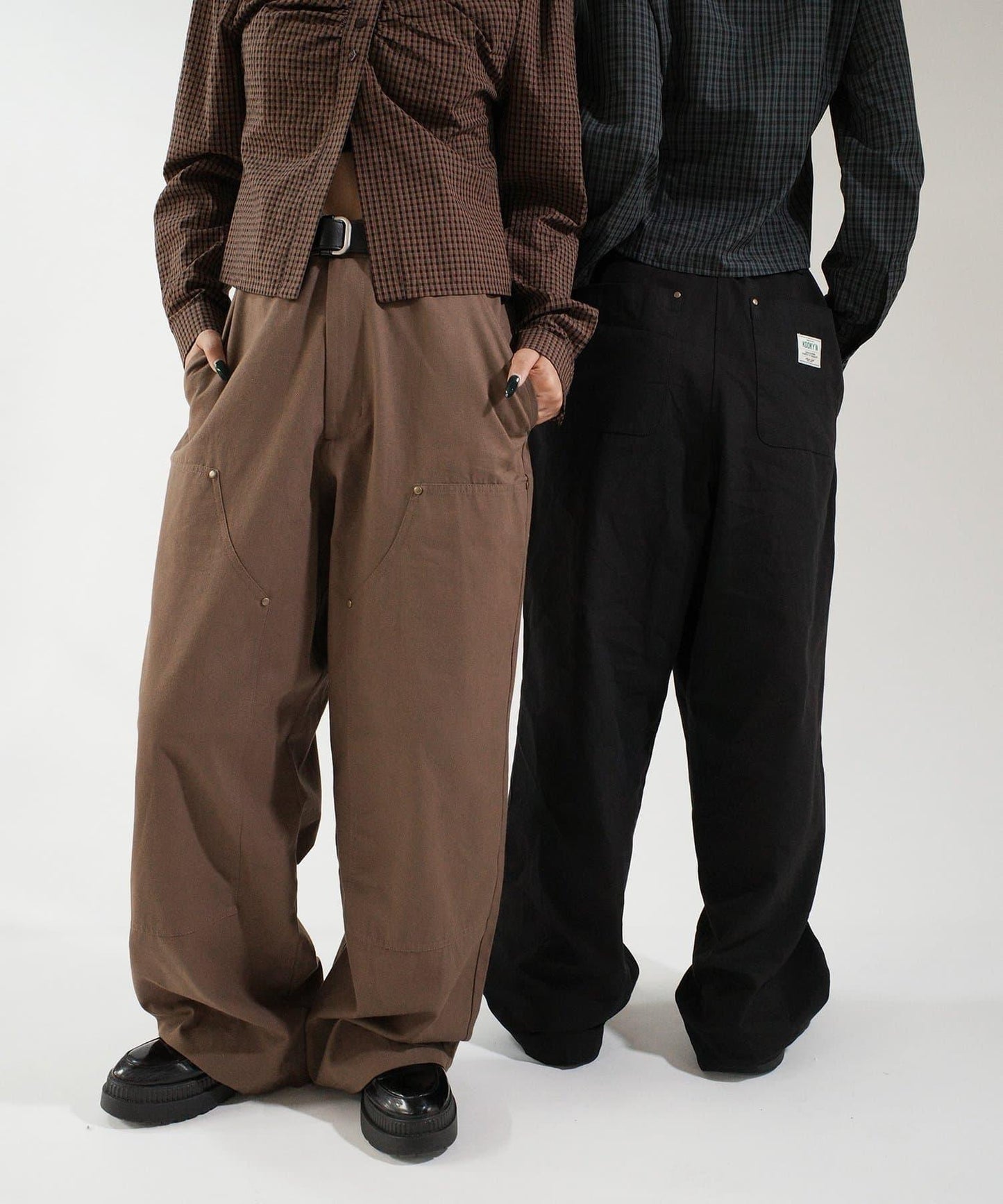 【WHO'S WHO gallery】【KOOKY''N】鴨嘴雙膝褲