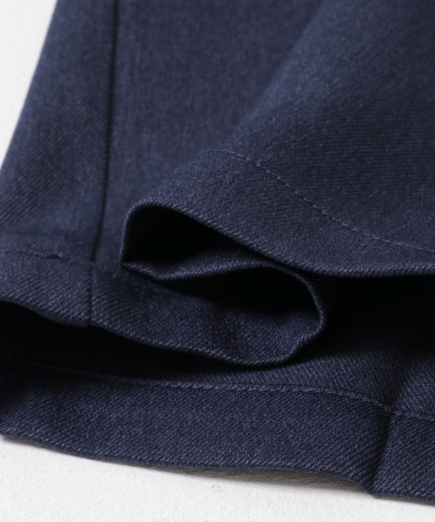 羊毛感雙褶寬腿褲