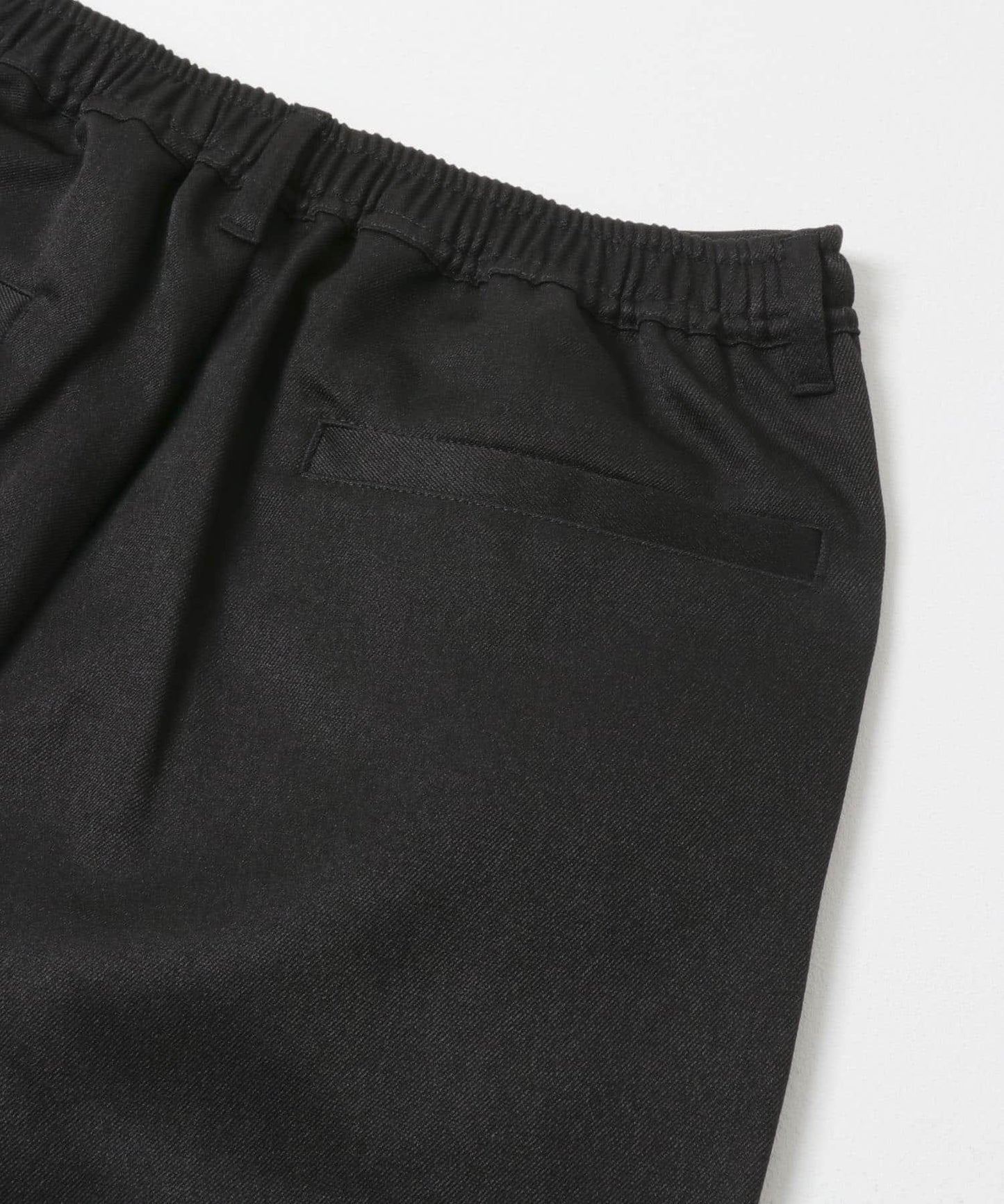 羊毛感雙褶錐形褲