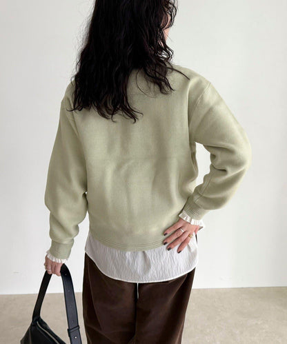 FR刺繡衛衣針織套頭衫