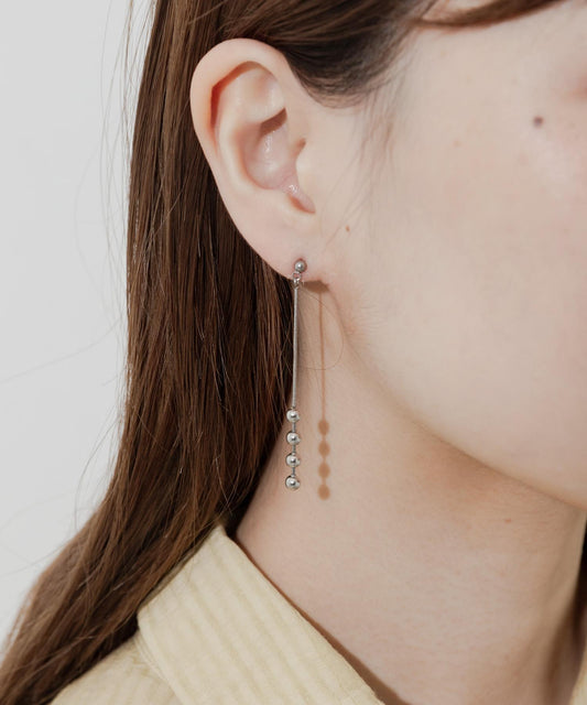 不鏽鋼金屬球鏈耳環