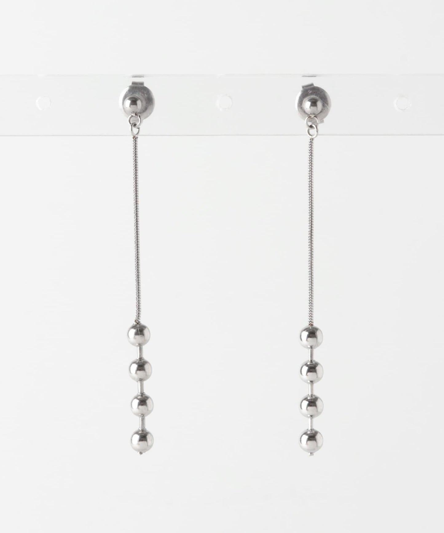 不鏽鋼金屬球鏈耳環