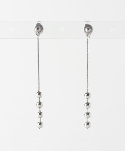 不鏽鋼金屬球鏈耳環
