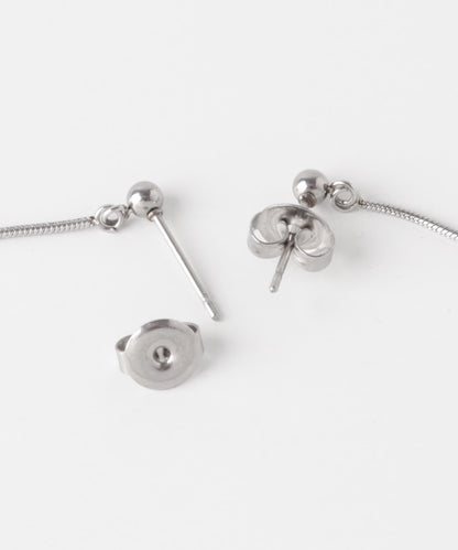 不鏽鋼金屬球鏈耳環