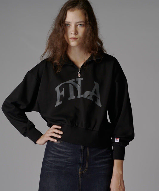 【FILA×Lui's】半拉鍊標誌衛衣
