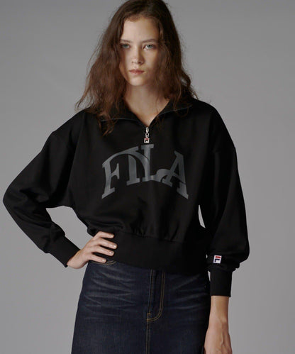 【FILA×Lui's】半拉鍊標誌衛衣