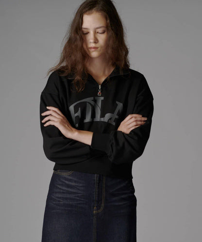 【FILA×Lui's】半拉鍊標誌衛衣