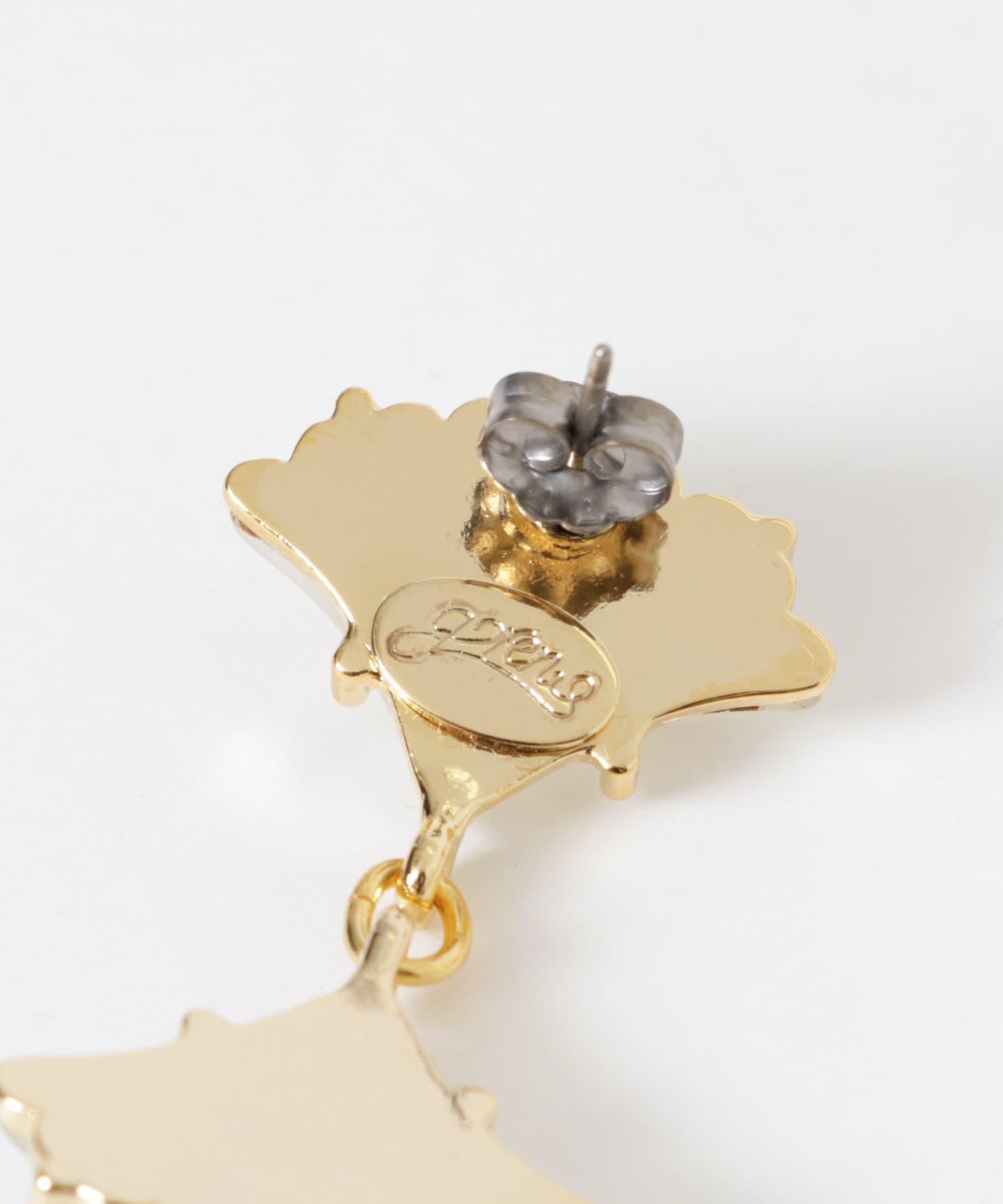 gren by M 啞光玻璃貝殼耳環