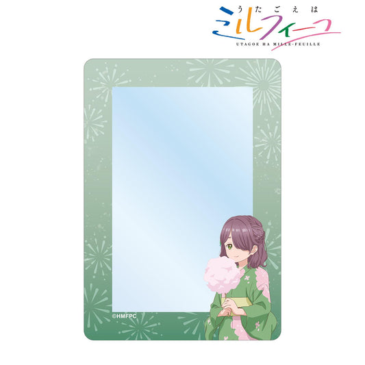 うたごえはミルフィーユ_描き下ろし クマちゃん 夏祭りver. B8硬質ケース 翻譯結果： うたごえはミルフィーユ_新繪製 小熊 夏日祭典版 B8硬質卡套