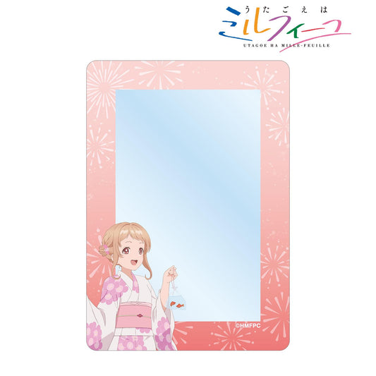うたごえはミルフィーユ_描き下ろし ウタ 夏祭りver. B8硬質ケース 翻譯結果： うたごえはミルフィーユ_新繪製 烏塔 夏日祭典ver. B8硬質卡套