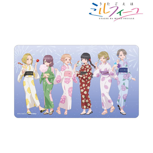 うたごえはミルフィーユ_新繪插圖 集合 夏日祭典ver. 多功能桌墊