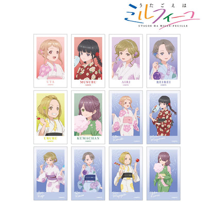 うたごえはミルフィーユ_新繪夏日祭典ver. 隨機拍立得風格插畫卡（單品/全套BOX）【BOX/12包入】