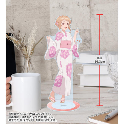うたごえはミルフィーユ_描き下ろし ウルル 夏祭りver. 特大アクリルスタンド 翻譯結果： うたごえはミルフィーユ_新繪製 ウルル 夏日祭典ver. 超大號亞克力立牌