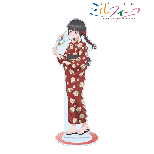 うたごえはミルフィーユ_描き下ろし ムスブ 夏祭りver. 特大アクリルスタンド 歌聲是千層酥_新繪 穆斯布 夏日祭典ver. 超大亞克力立牌