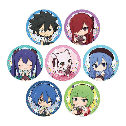 《FAIRY TAIL》100年任務 盒裝隨機徽章（甜甜圈款/ver.B）【BOX/7個裝】