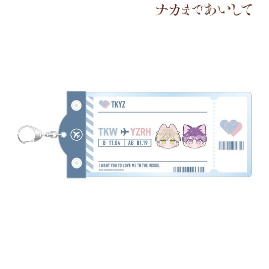 《愛我，直達深處》_百瀨安老師 繪製 常盤&楪 ar-Unity Q版角色 旅行版 票夾 C款