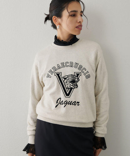 標誌植絨衛衣布