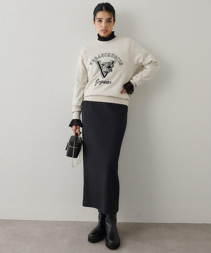 標誌植絨衛衣布