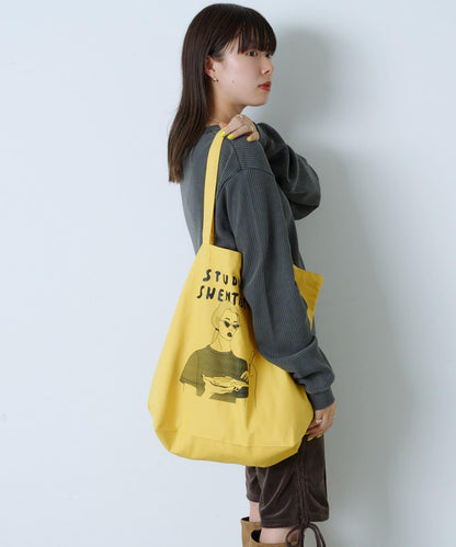 【WHIMSIC】Shentastic Studio絲網印刷手提包