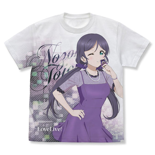 LoveLive! S碼 東條希 全幅印花T恤 派對禮服2025版/白色
