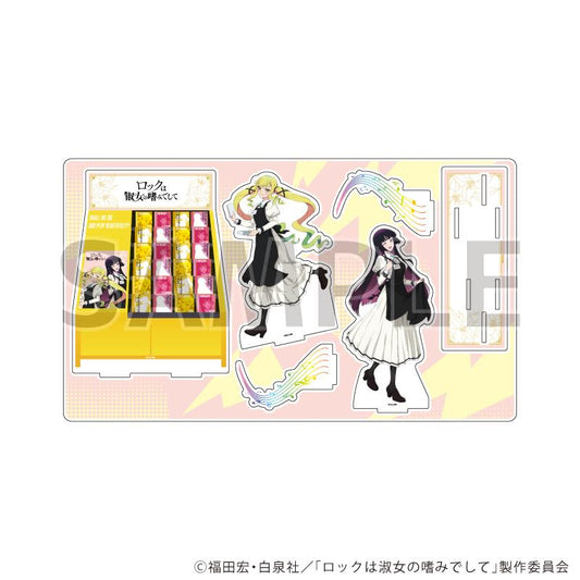 搖滾是淑女的嗜好_高級亞克力場景立牌01/鈴之宮莉莉莎&黑鐵音羽（新繪插畫）