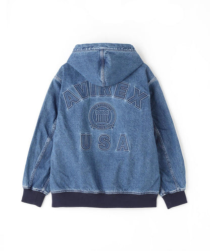 《直営店限定》DENIM SIGNATURE LOGO 衛衣 / 牛仔標誌連帽衛衣